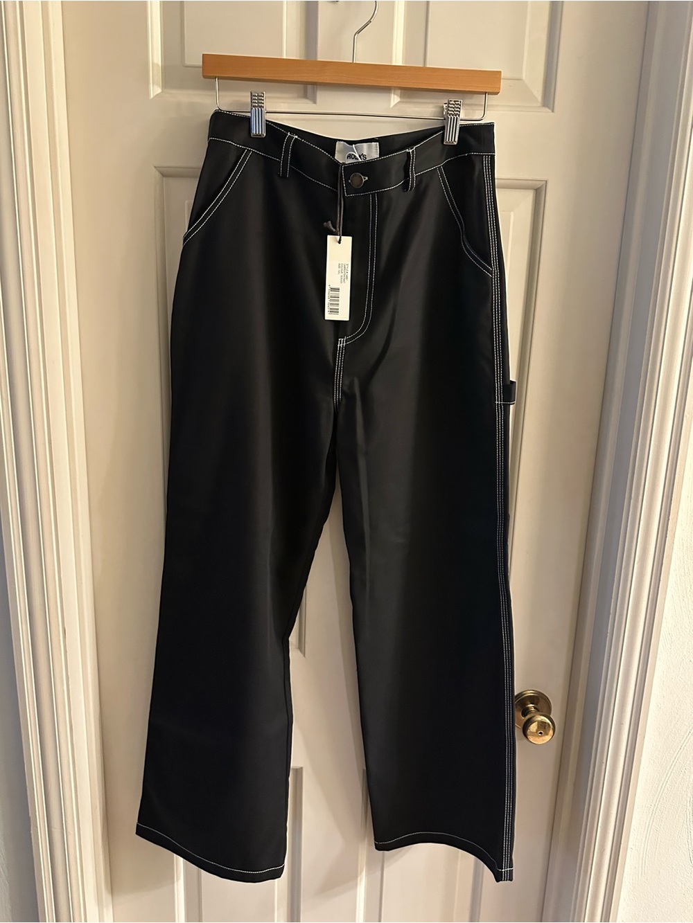 ROLLA'S Black Relaxed Wide-leg Carpenter pants!